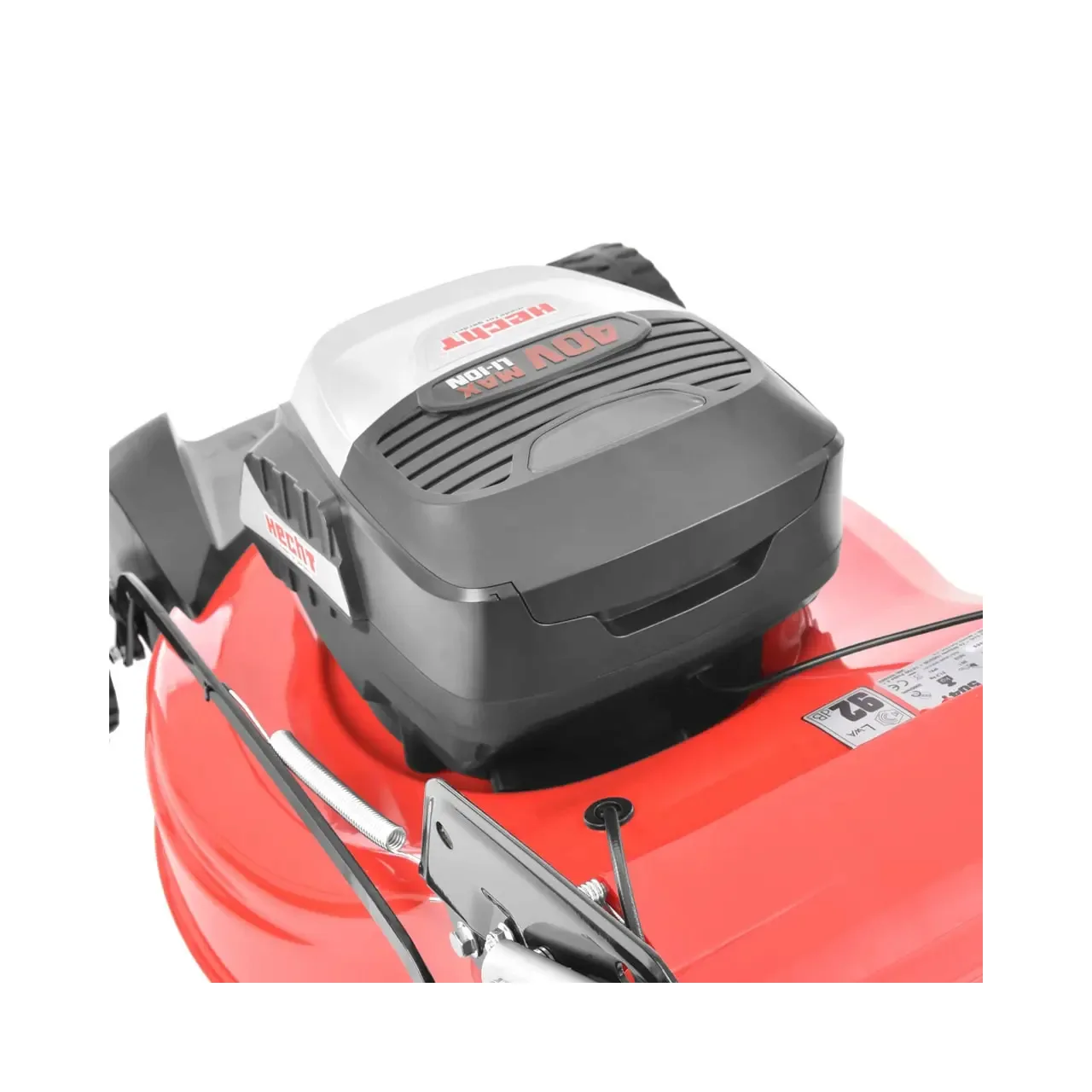 Masina de tuns iarba pe acumulatori HECHT 5041S, latime de taiere 41 cm, cos colector 50 litri, 40V, fara acumulator si incarcator 9