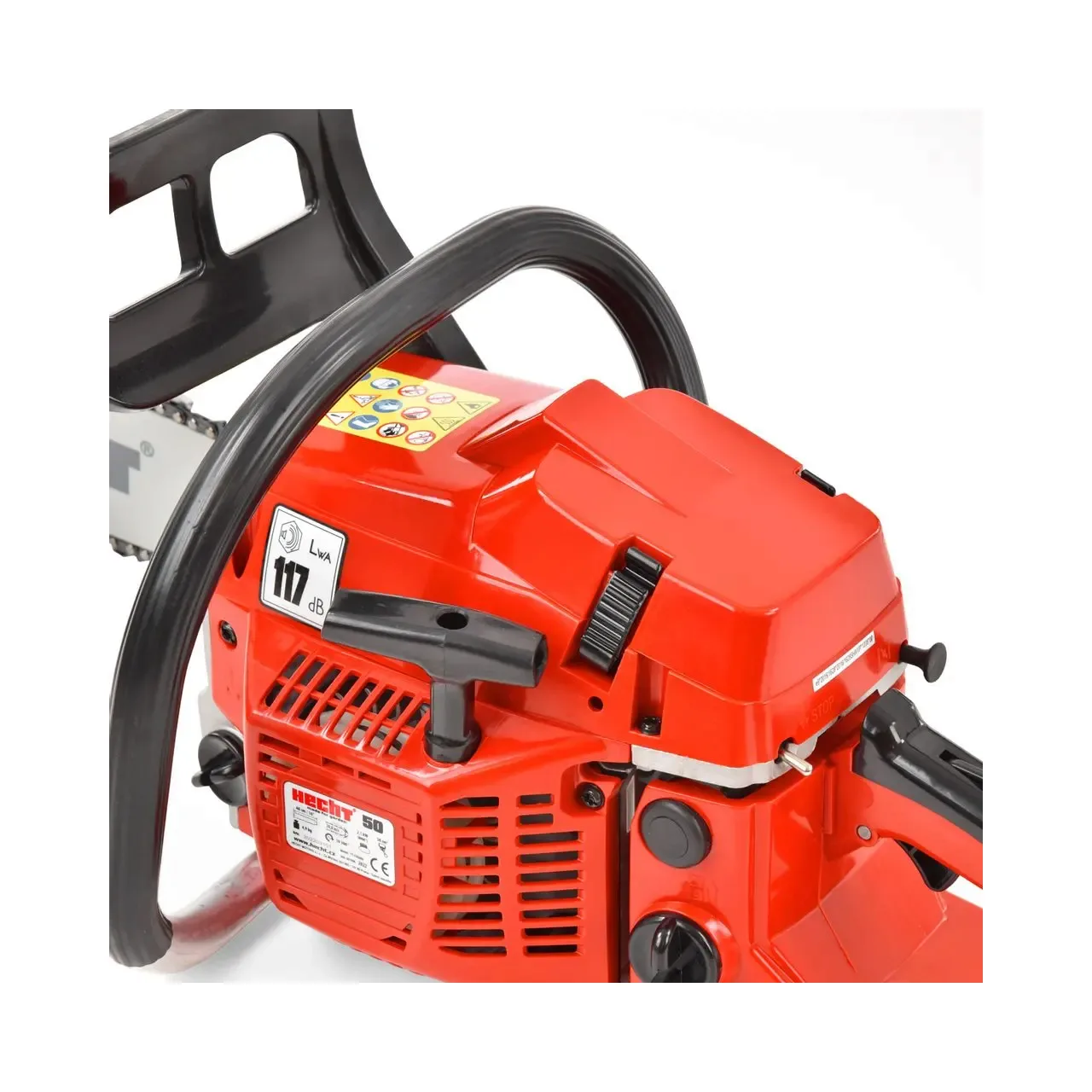 Drujba pe benzina HECHT 50, motor 2 timpi, putere 2.9 CP, capacitate cilindrica 50 CC, lungime lama 40 cm 5