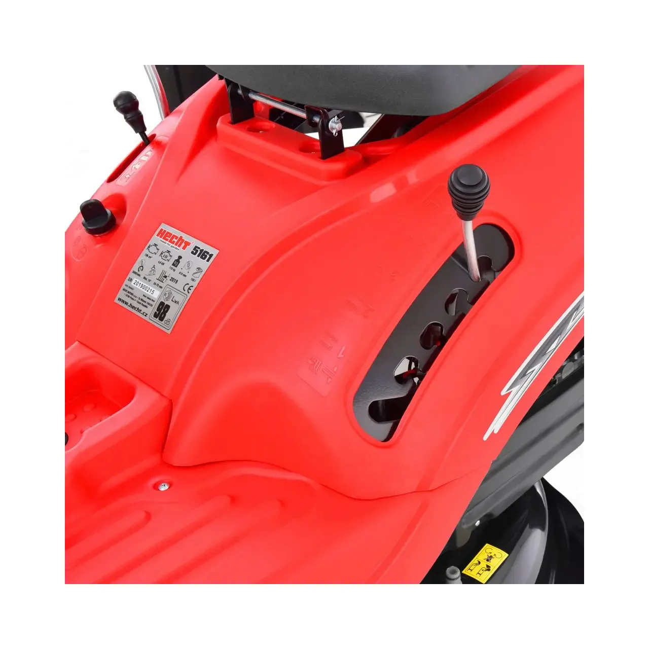 Tractor de tuns iarba / gazon, Hecht 5161, autopropulsie, 6.5 CP 6