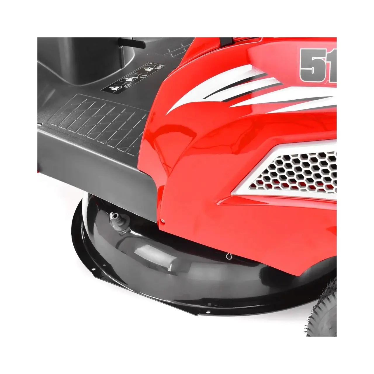 Tractor pentru gazon HECHT 5162, motor pe benzina, putere 6.5 CP, latime de lucru 61 cm, capacitatea cilindrica 196 CC, sac colectare 150 litri 8