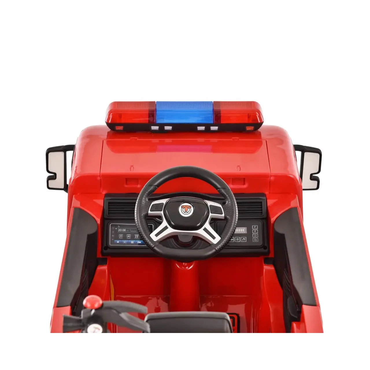Camion de pompieri pentru copii HECHT 51818, acumulator 12 V, 10 Ah / 35 W, greutate maxima 30 kg, rosu-negru, varsta recomandata 3-8 ani 2