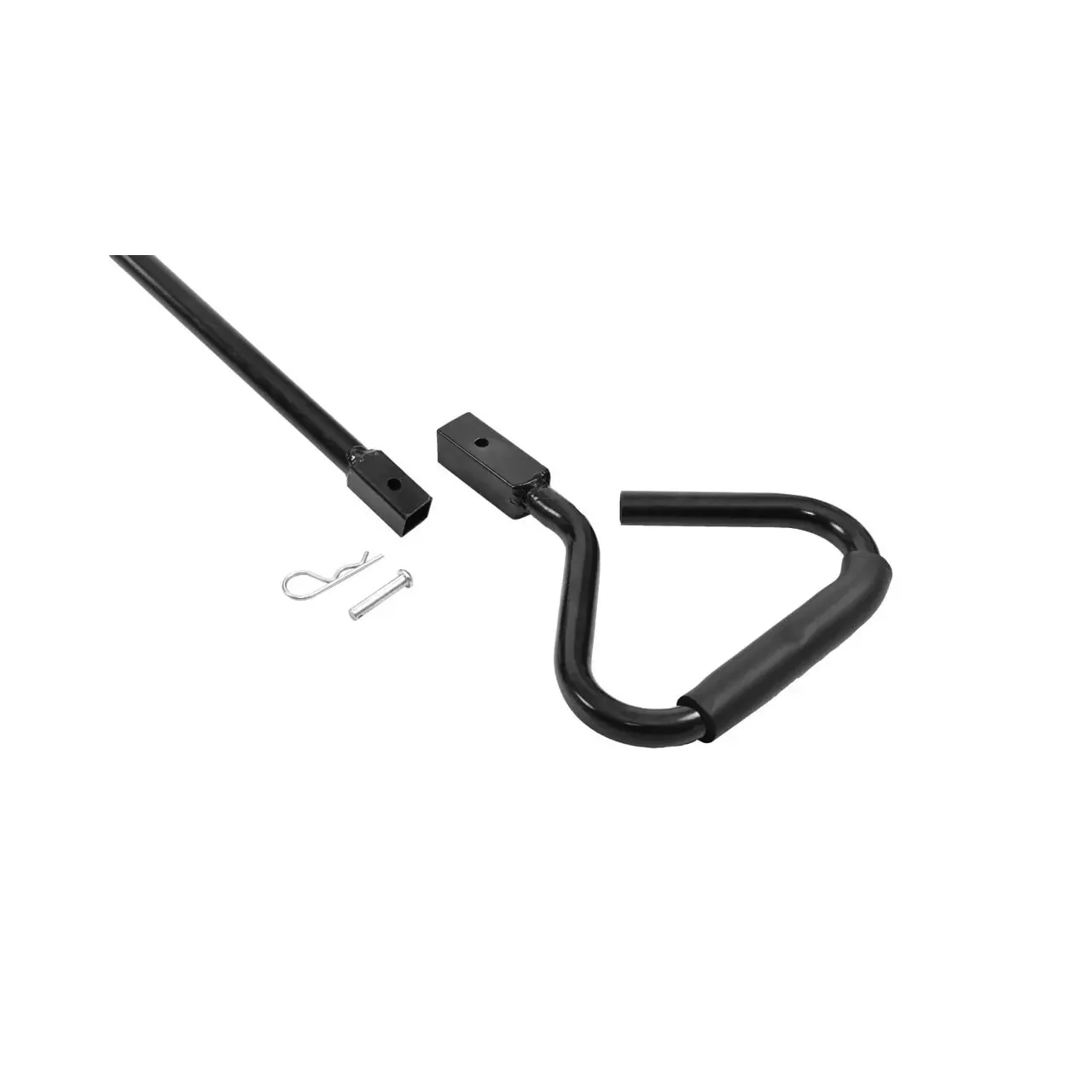 Remorca / carucior pentru Tractorase de tuns iarba Hecht 52145, capactitate incarcare 250 kg, cu maner 3