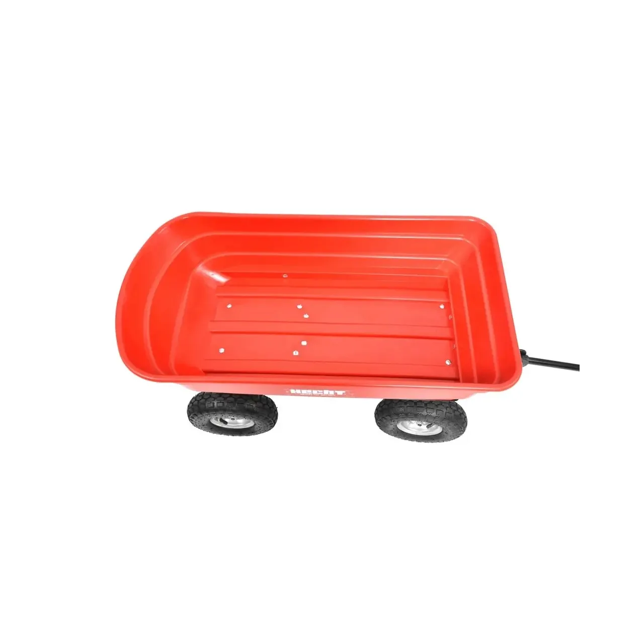 Remorca / carucior pentru Tractorase de tuns iarba Hecht 52145, capactitate incarcare 250 kg, cu maner 5