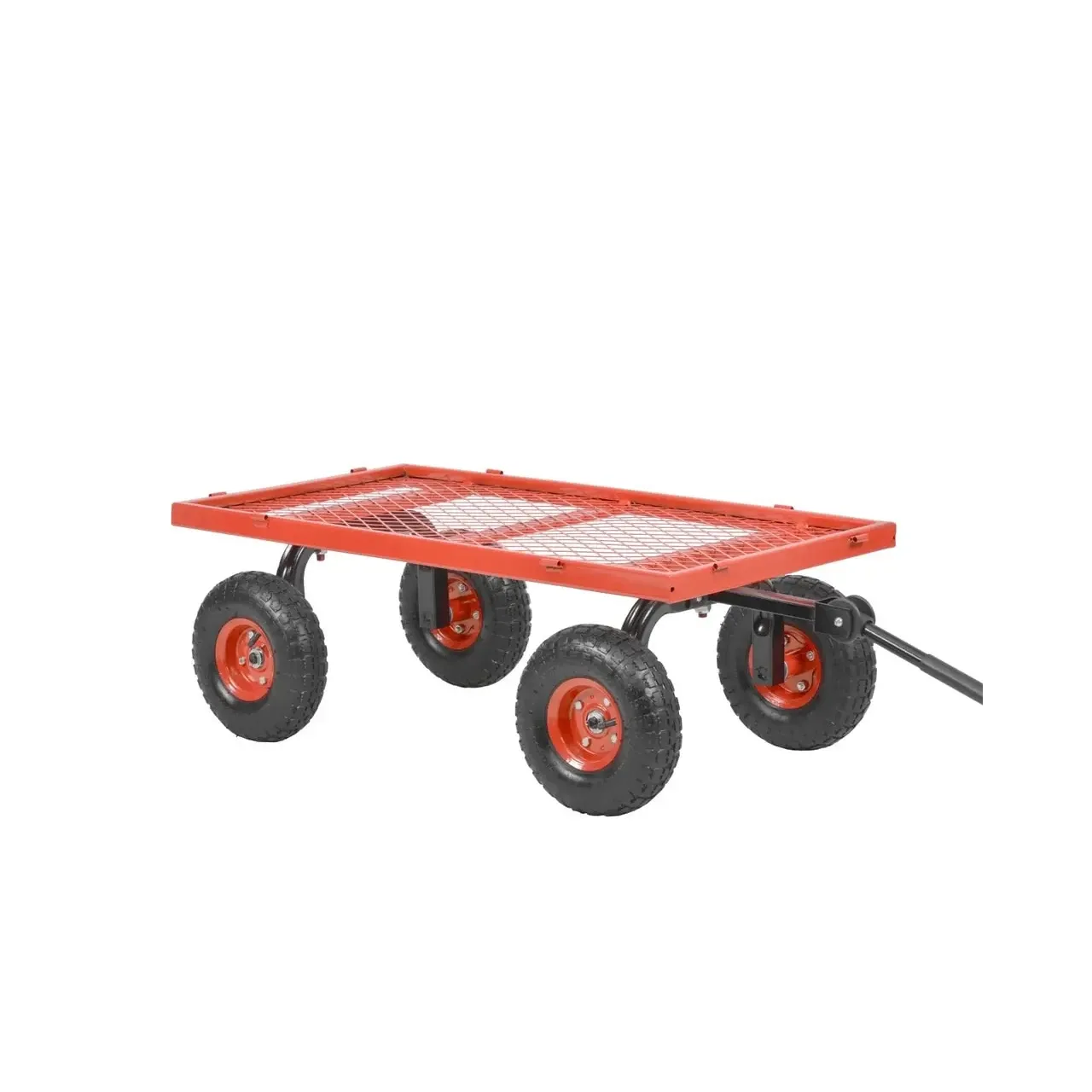 Remorca, carucior HECHT 52184, capacitate incarcare 350 kg, compatibila cu tractorasele de tuns iarba Hecht 5114, 5116, 5176, 5639, 5938, 5922 3