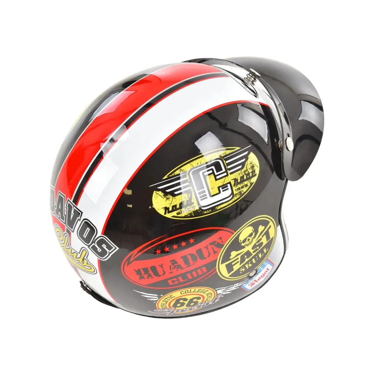 Casca moto scuter HECHT 52588 M, material ABS, marime M, 57-58 cm, captuseala detasabila/lavabila 2
