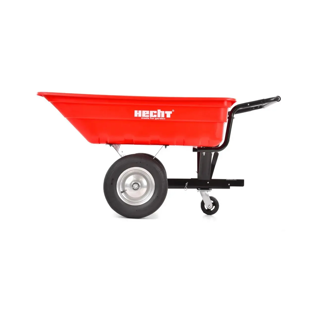 Remorca pentru transport Hecht 53080 compatibila si cu tractoarele de gazon capacitate incarcare 300 kg 1