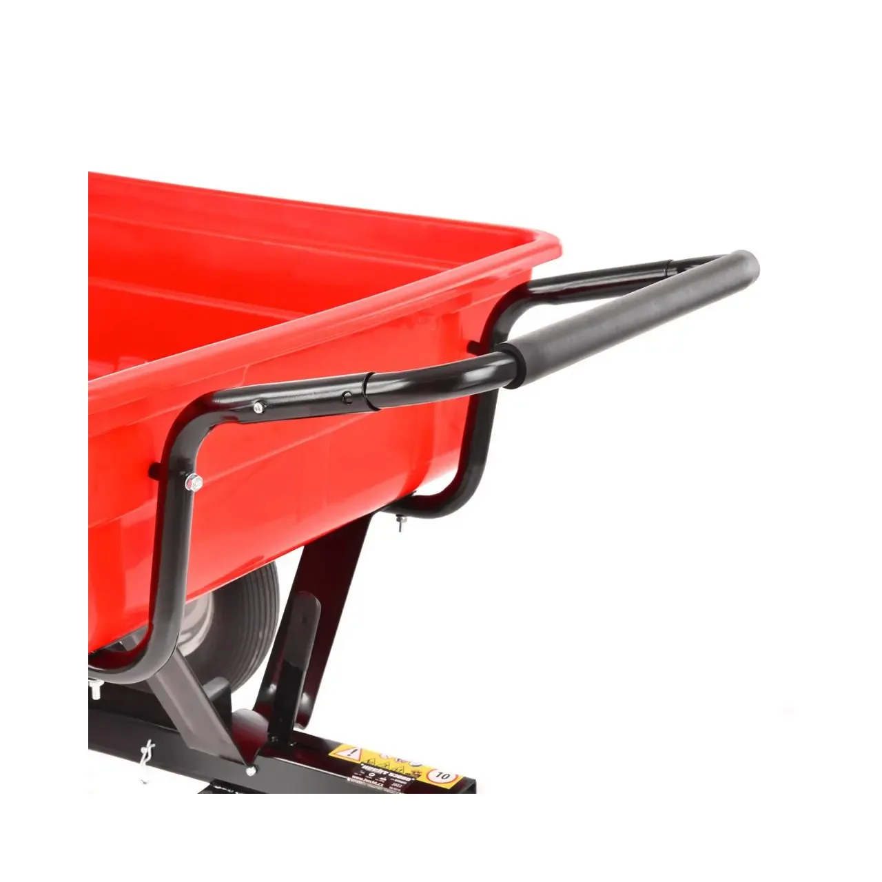 Remorca pentru transport Hecht 53080 compatibila si cu tractoarele de gazon capacitate incarcare 300 kg 4
