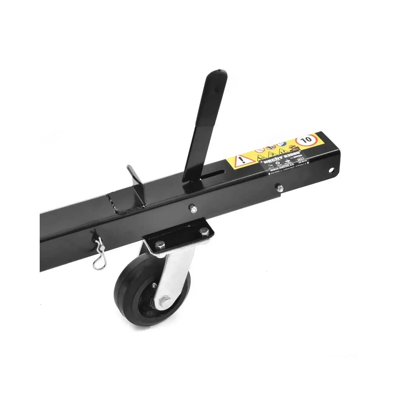 Remorca pentru transport Hecht 53080 compatibila si cu tractoarele de gazon capacitate incarcare 300 kg 6