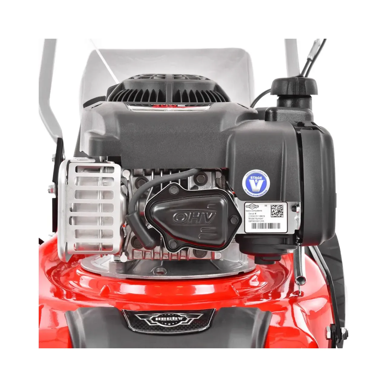 Masina de tuns iarba HECHT 541 BSW HECHT541BSW, motor benzina Briggs&Stratton 450e, capacitate cilindrica 125 cmc, latime lucru 41 cm, autopropulsie 4