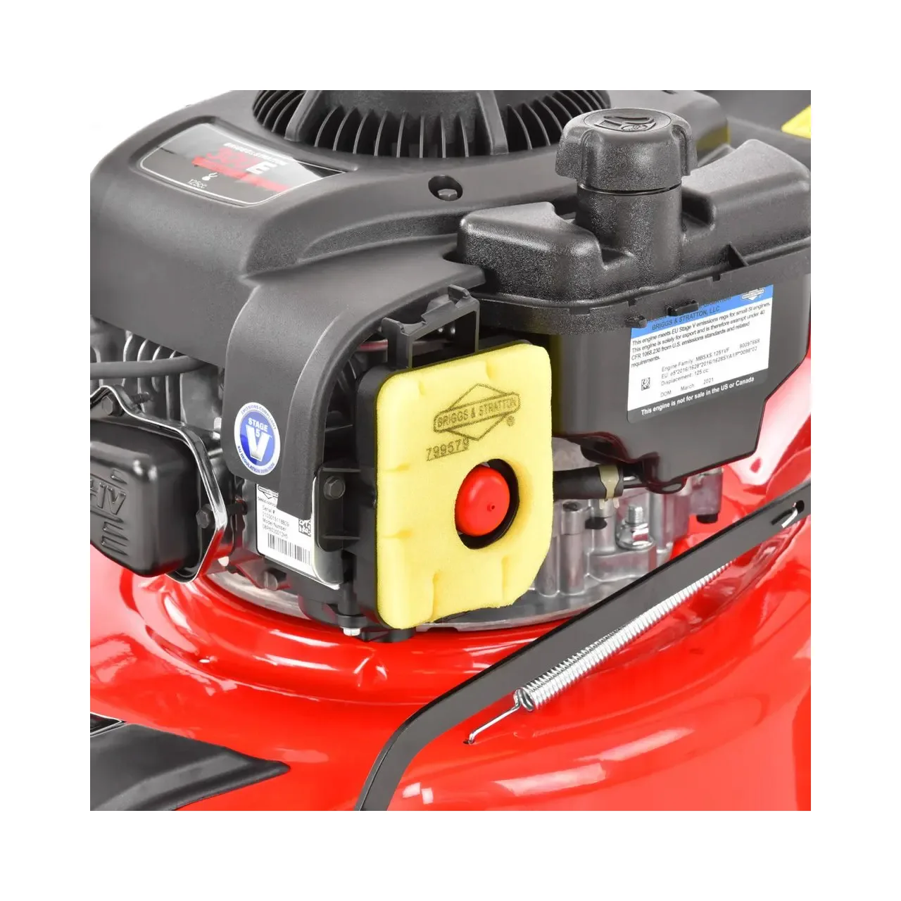 Masina de tuns iarba HECHT 541 BSW HECHT541BSW, motor benzina Briggs&Stratton 450e, capacitate cilindrica 125 cmc, latime lucru 41 cm, autopropulsie 7