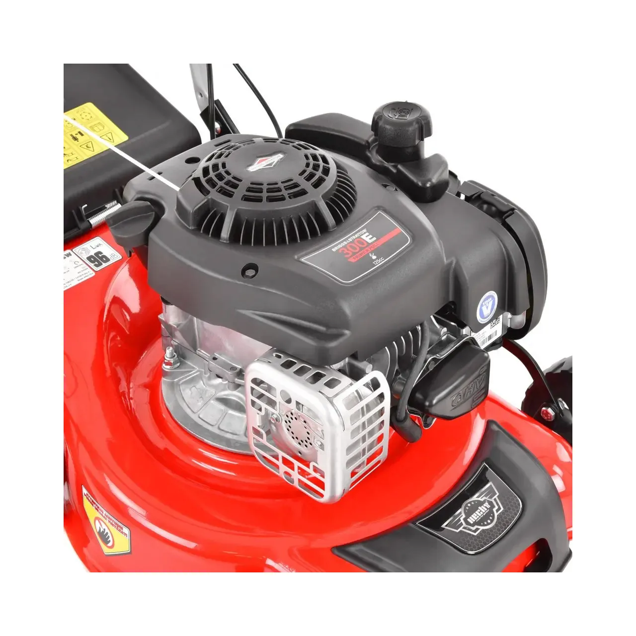 Masina de tuns iarba HECHT 541 BSW HECHT541BSW, motor benzina Briggs&Stratton 450e, capacitate cilindrica 125 cmc, latime lucru 41 cm, autopropulsie 8
