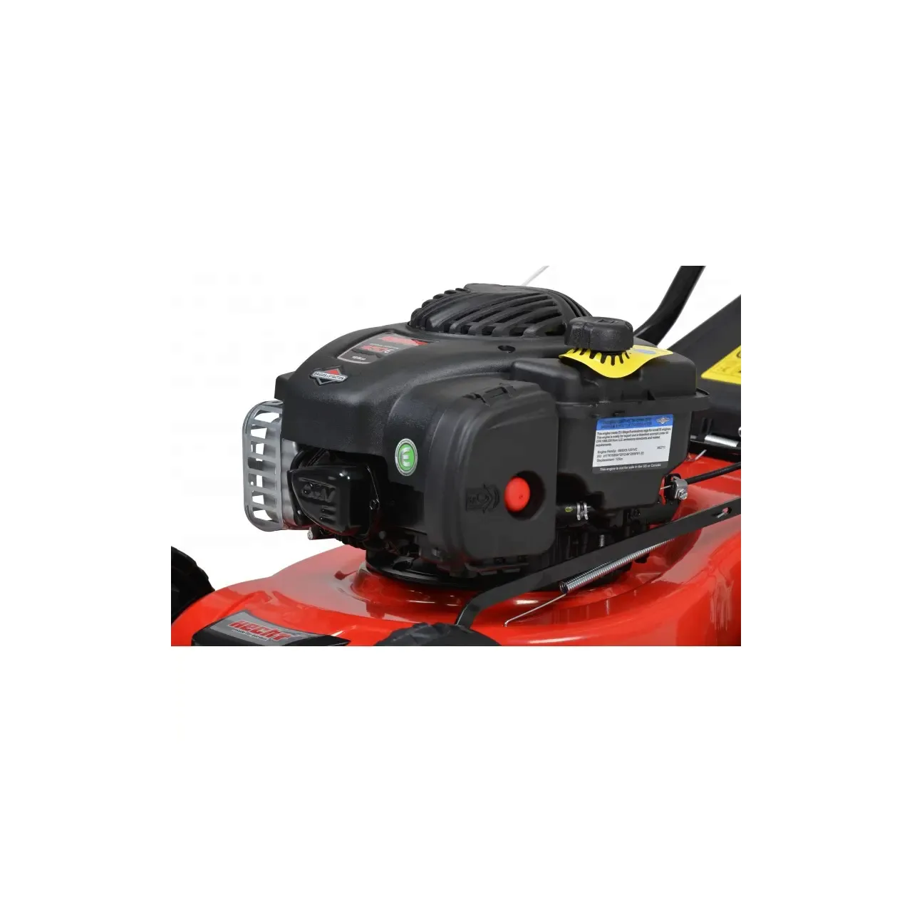 Masina de tuns iarba HECHT 541 BSW HECHT541BSW, motor benzina Briggs&Stratton 450e, capacitate cilindrica 125 cmc, latime lucru 41 cm, autopropulsie 10