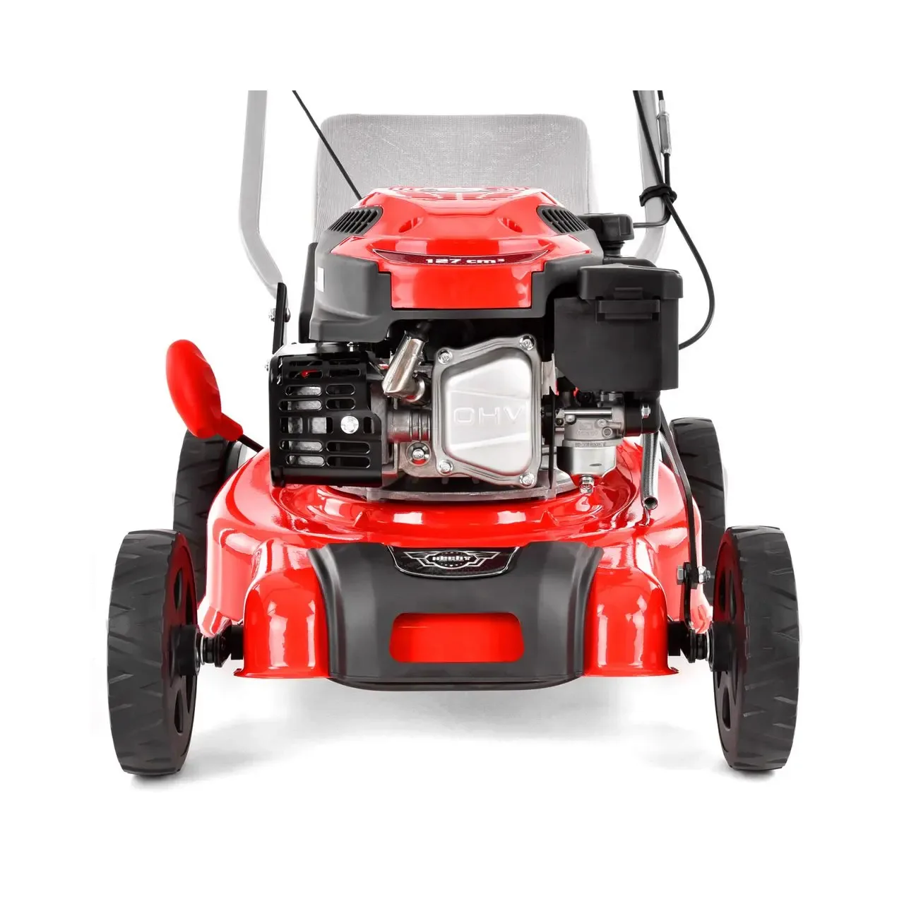 Masina de tuns iarba HECHT 541 SW HECHT541SW, motor benzina, capacitate cilindrica 99 cmc, putere 3.5 CP, latime de lucru 41 cm, sistem autopropulsie 9