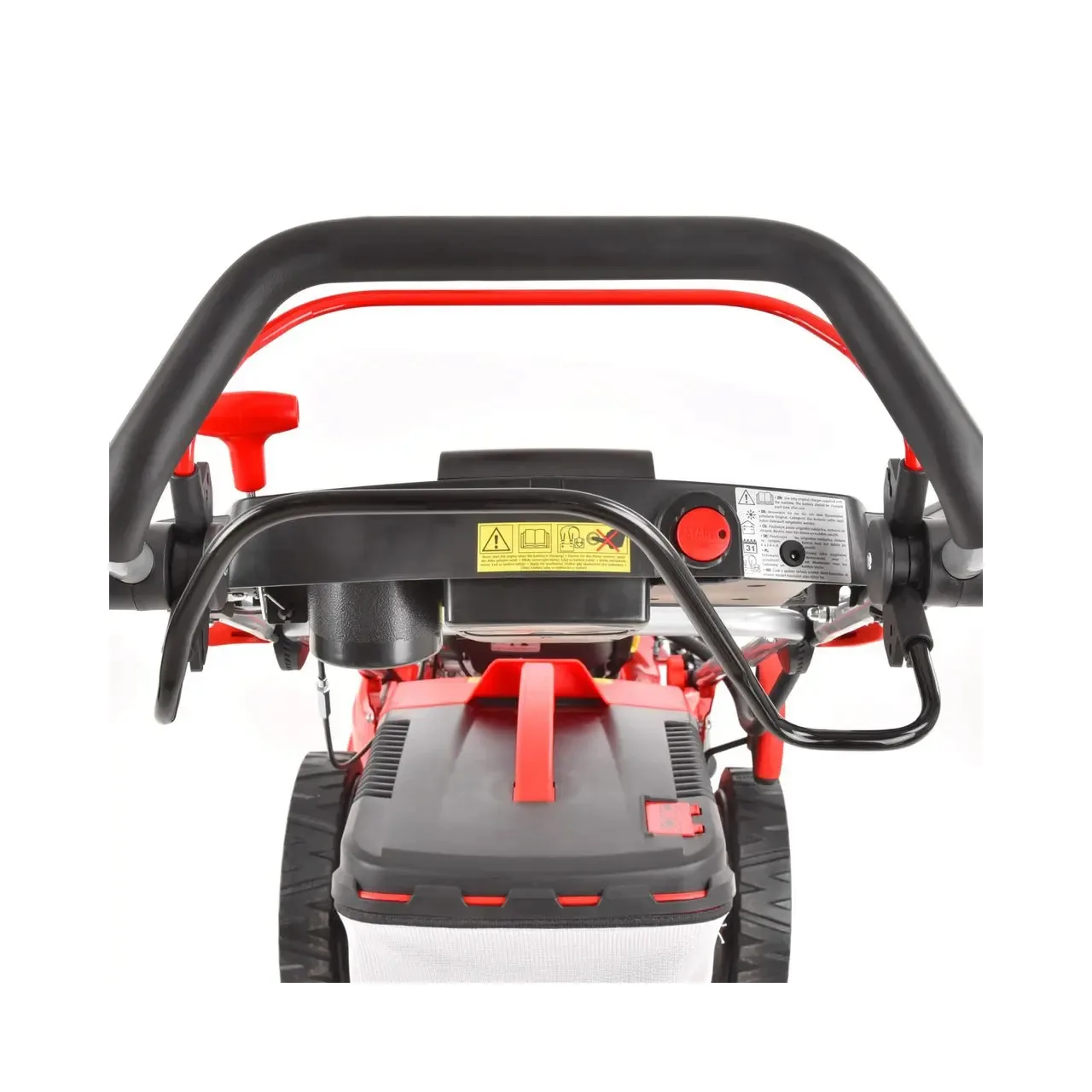 Masina de tuns iarba pe benzina Hecht 543SWE, 98.5 cmc, latime lucru 43 cm, autopropulsie 3.6 Km/h, pornire electrica 3