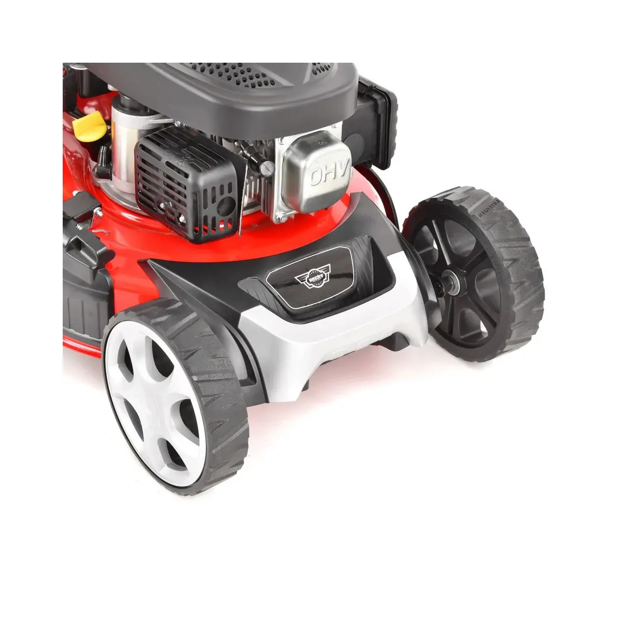 Masina de tuns iarba pe benzina Hecht 543SWE, 98.5 cmc, latime lucru 43 cm, autopropulsie 3.6 Km/h, pornire electrica 6