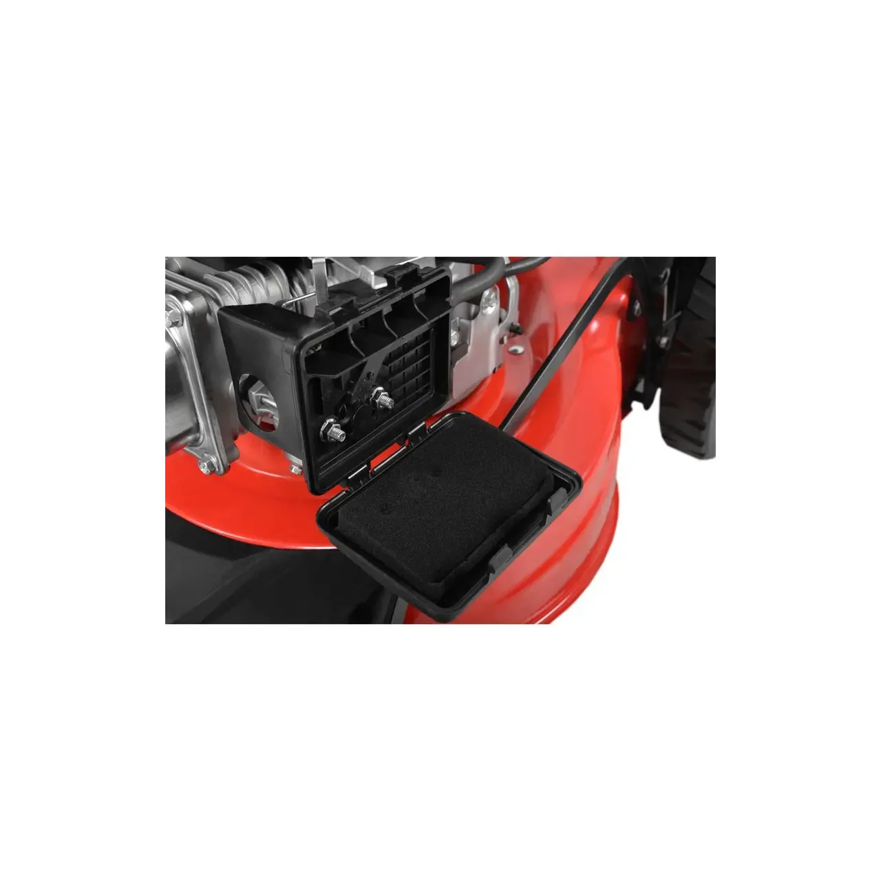 Masina de tuns iarba HECHT 543 SX HECHT543SX, motor benzina, capacitate cilindrica 99 cmc, putere 3 CP, 1800 W, latime de lucru 43 cm 5