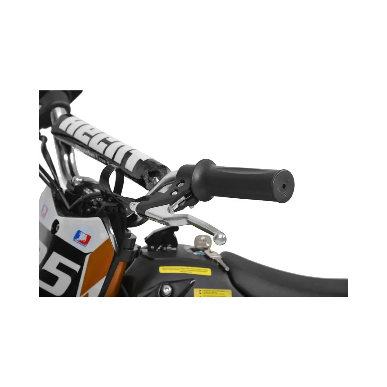 Motocicleta electrica pentru copii HECHT 54500, acumulator 36 V, 8 Ah, motor 500 W, greutate suportata 75 kg, viteza 25 km/h, orange, varsta 7+ ani 1