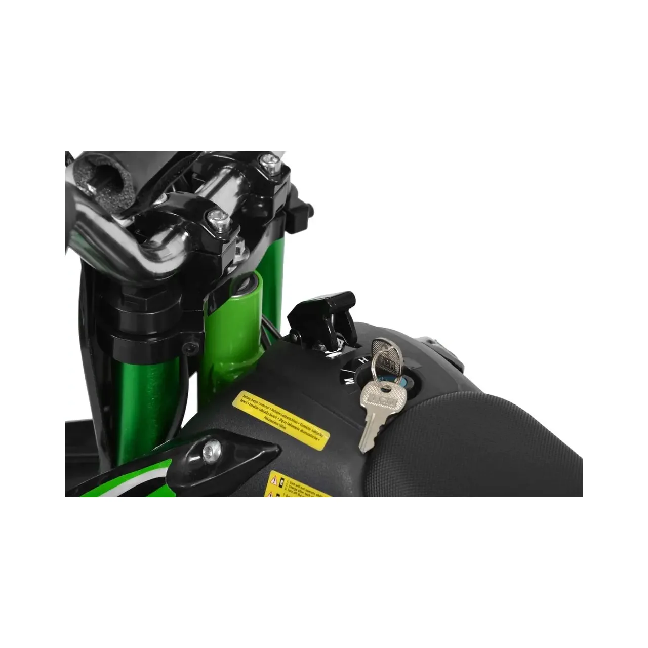 Minicross cu acumulator Hecht 54501 36 v 8 ah capacitate maxima 75 kg autonomie 20 km verde 8