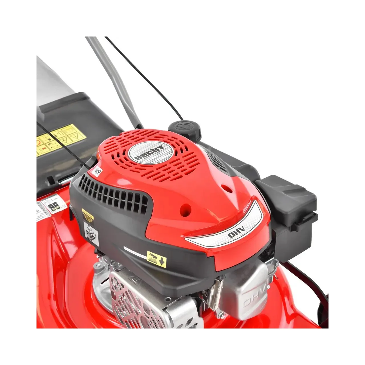 Masina de tuns iarba cu motor pe benzina HECHT 546 C, 2.5 kW, 144 CC, latime de lucru 46 cm, cos colector 60 l 1