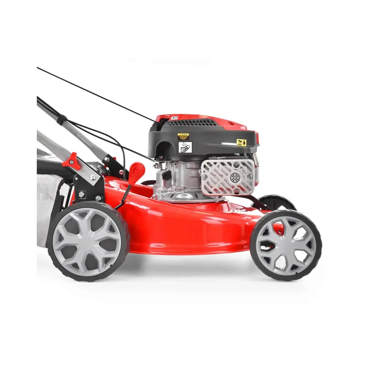 Masina de tuns iarba cu motor pe benzina, autopropulsata, HECHT 546 SC, 2.5 kW, 144 CC, latime de lucru 46 cm, cos colector 60 l 2