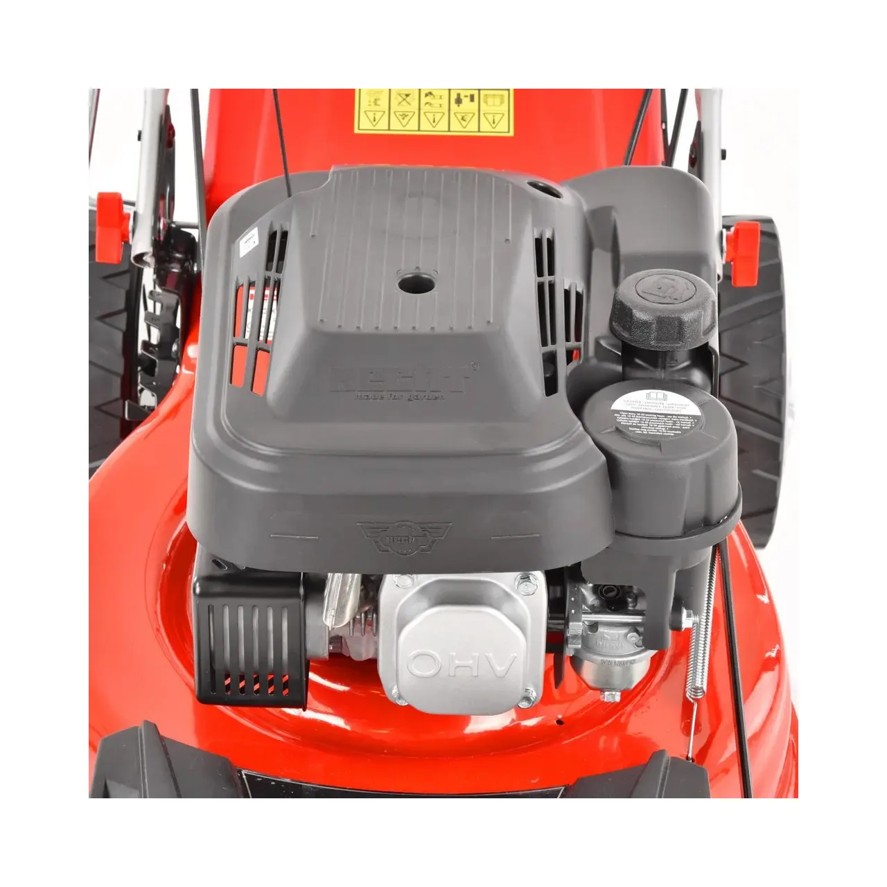 Masina de tuns iarba HECHT 546 SX HECHT546SX, motor benzina, capacitate cilindrica 139 cmc, putere 4.5 CP, latime lucru 46 cm, sistem autopropulsie 2