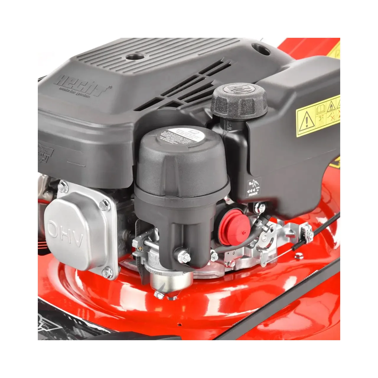 Masina de tuns iarba HECHT 546 SX HECHT546SX, motor benzina, capacitate cilindrica 139 cmc, putere 4.5 CP, latime lucru 46 cm, sistem autopropulsie 6