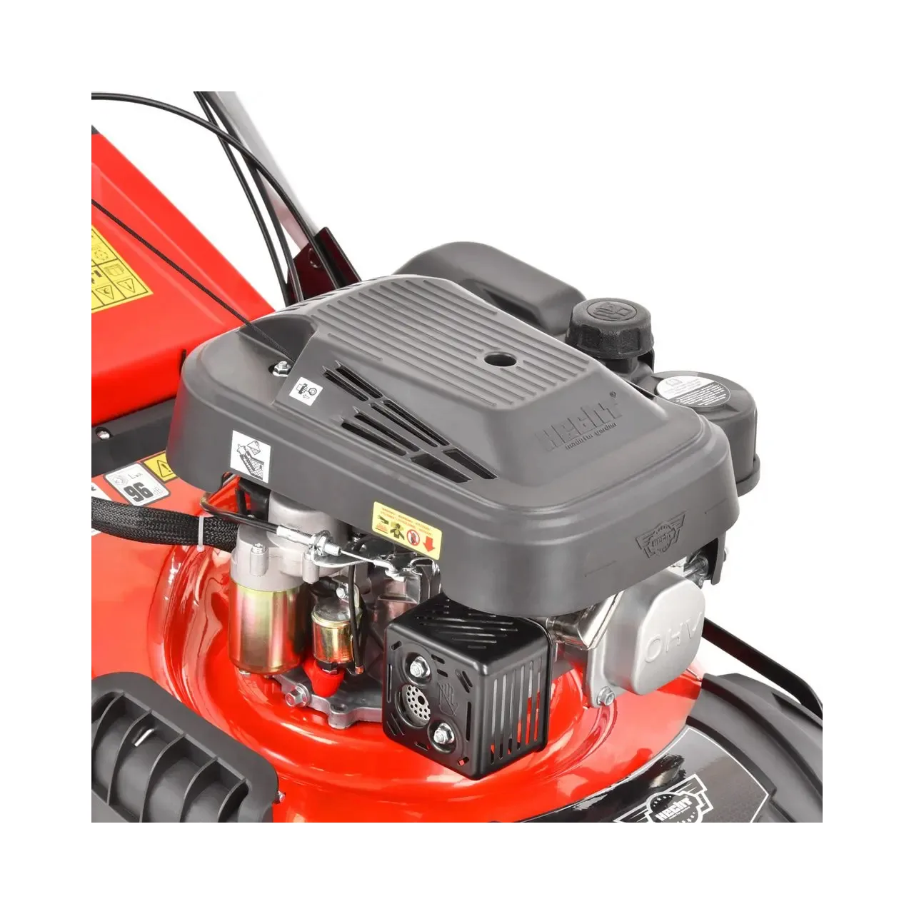 Masina de tuns iarba cu motor pe benzina, autopropulsata, HECHT 547 SWE, 3.7 CP, 2.7 kW, 150 CC, latime de lucru 46 cm, cos colector 55 l 4