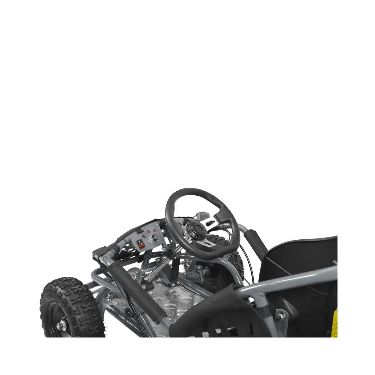 Buggy electric pe acumulator HECHT 54812 Silver, motor 500 W, capacitate maxima incarcare 80 kg, 138 x 83 cm, viteza maxima 35 km/h 1