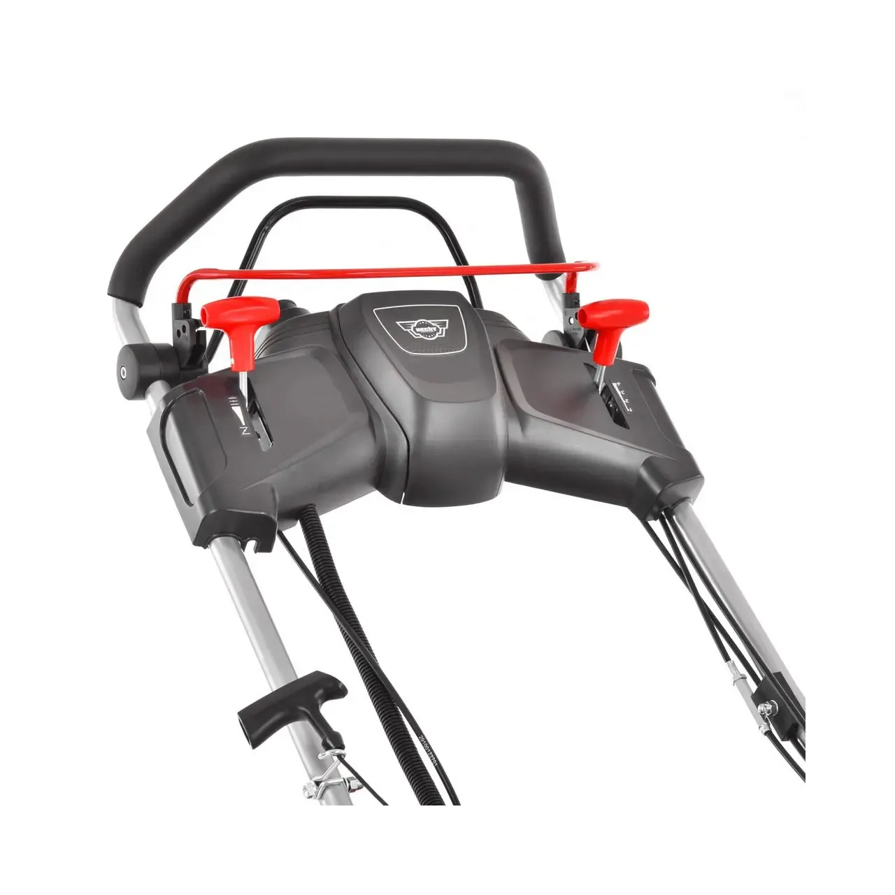 Masina de tuns iarba HECHT 5484 SXE 5in1, motor termic, capacitate cilindrica 135 CC, putere 5 CP, latime de lucru 46 cm, cu autopropulsie 9