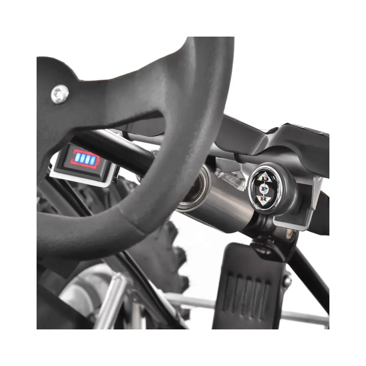 Masinuta pentru copii Buggy HECHT 54899 Silver, acumulator 36 V, 12 Ah, viteza maxima 30 km/h, greutate maxima 54 kg, argintiu 6