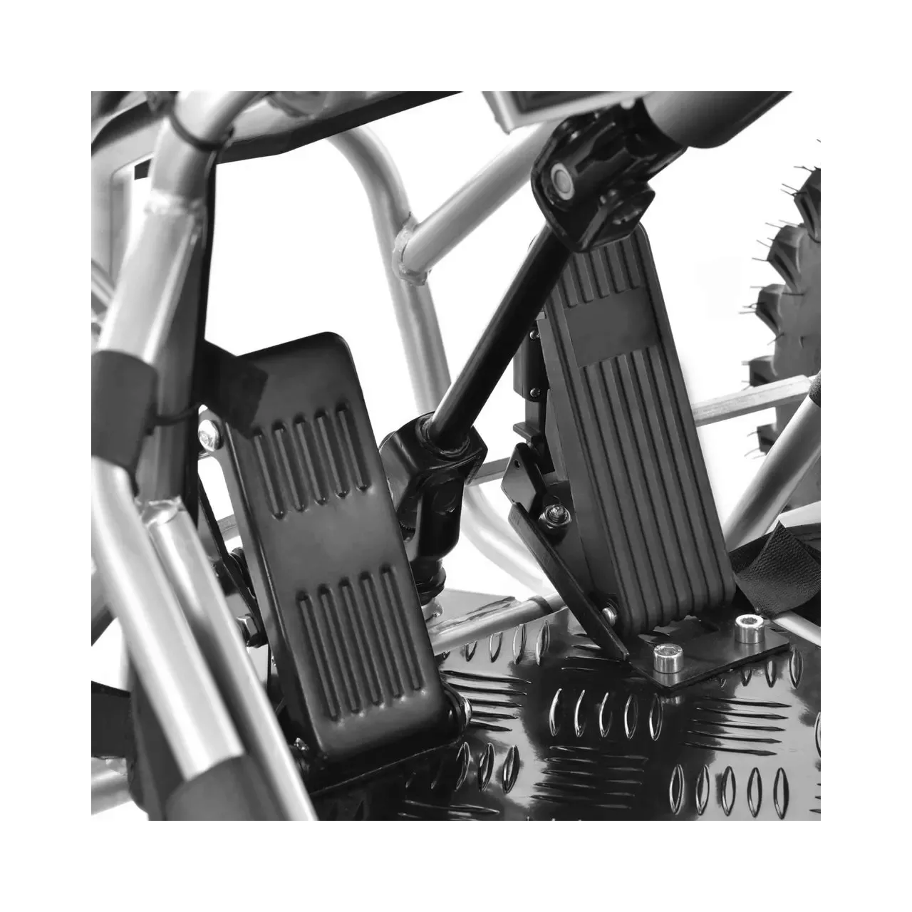 Masinuta pentru copii Buggy HECHT 54899 Silver, acumulator 36 V, 12 Ah, viteza maxima 30 km/h, greutate maxima 54 kg, argintiu 7