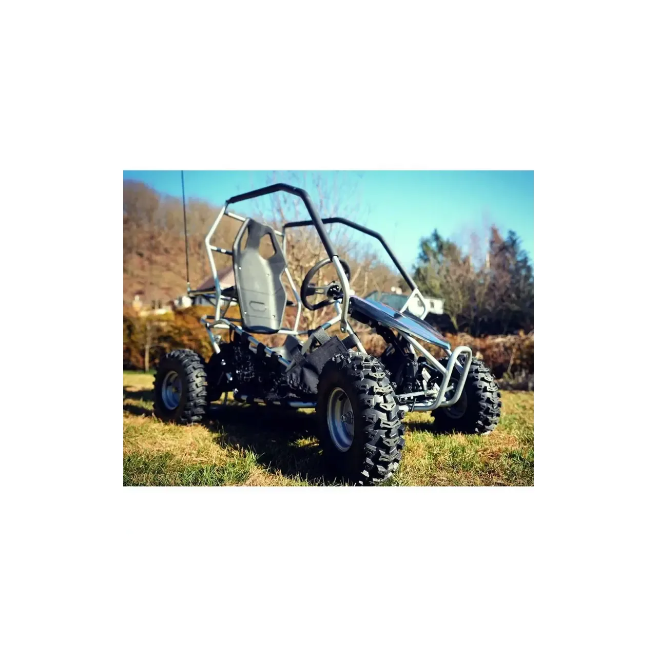 Masinuta pentru copii Buggy HECHT 54899 Silver, acumulator 36 V, 12 Ah, viteza maxima 30 km/h, greutate maxima 54 kg, argintiu 11