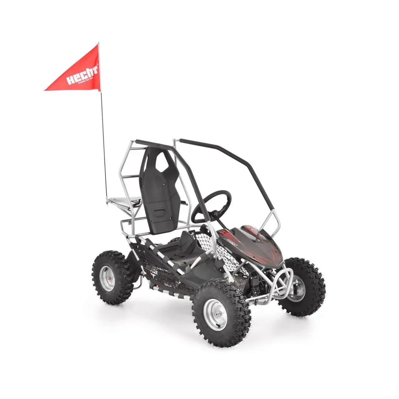 Masinuta pentru copii Buggy HECHT 54899 Silver, acumulator 36 V, 12 Ah, viteza maxima 30 km/h, greutate maxima 54 kg, argintiu 12