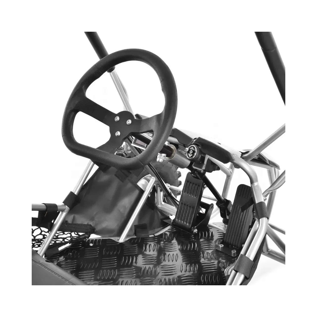 Masinuta pentru copii Buggy HECHT 54899 Silver, acumulator 36 V, 12 Ah, viteza maxima 30 km/h, greutate maxima 54 kg, argintiu 16