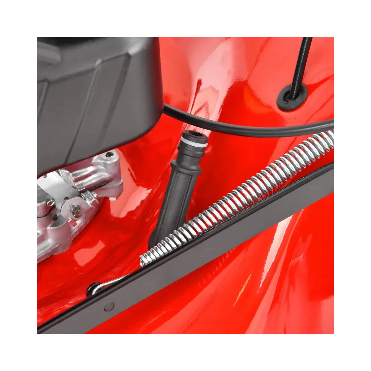 Masina de tuns iarba cu motor pe benzina, autopropulsata, HECHT 550 SW, 2.6 kW, 170 CC, latime de lucru 48 cm, cos colector 60 l 13