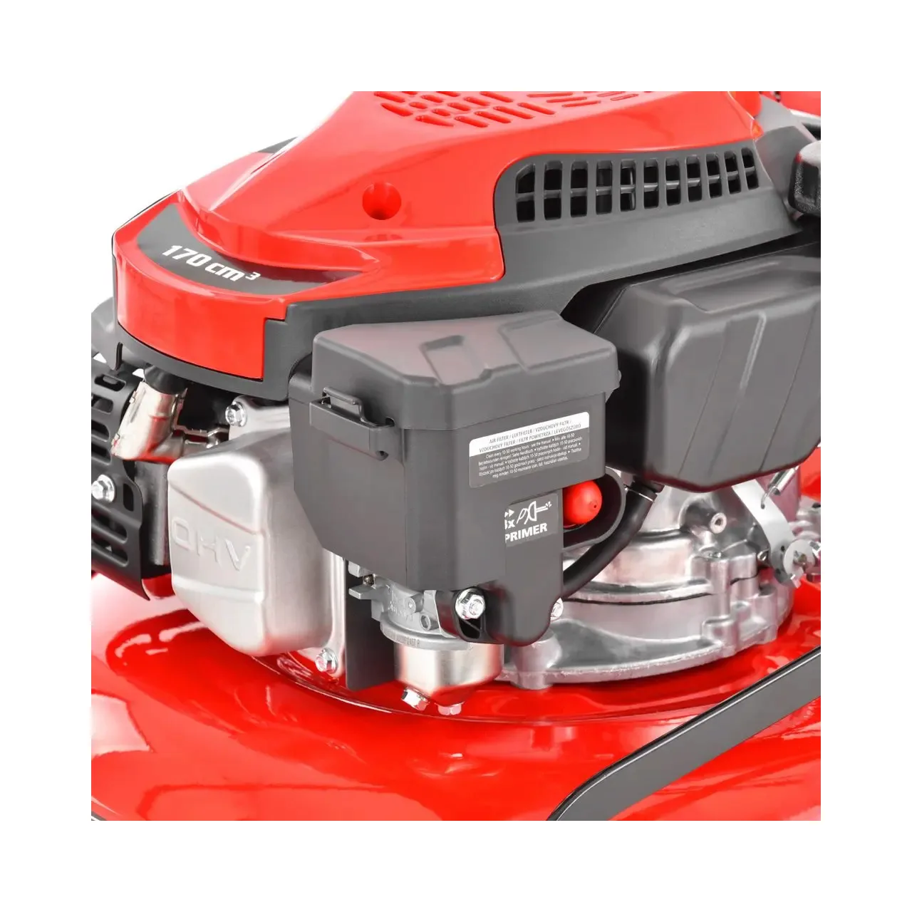 Masina de tuns iarba cu motor pe benzina, autopropulsata, HECHT 550 SW, 2.6 kW, 170 CC, latime de lucru 48 cm, cos colector 60 l 14
