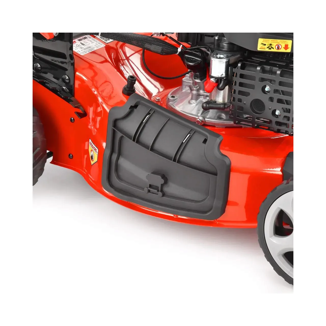 Masina de tuns iarba cu motor pe benzina, autopropulsata, HECHT 551 SXE, 3.8 kW, 200 CC, latime de lucru 51 cm, cos colector 65 l 9