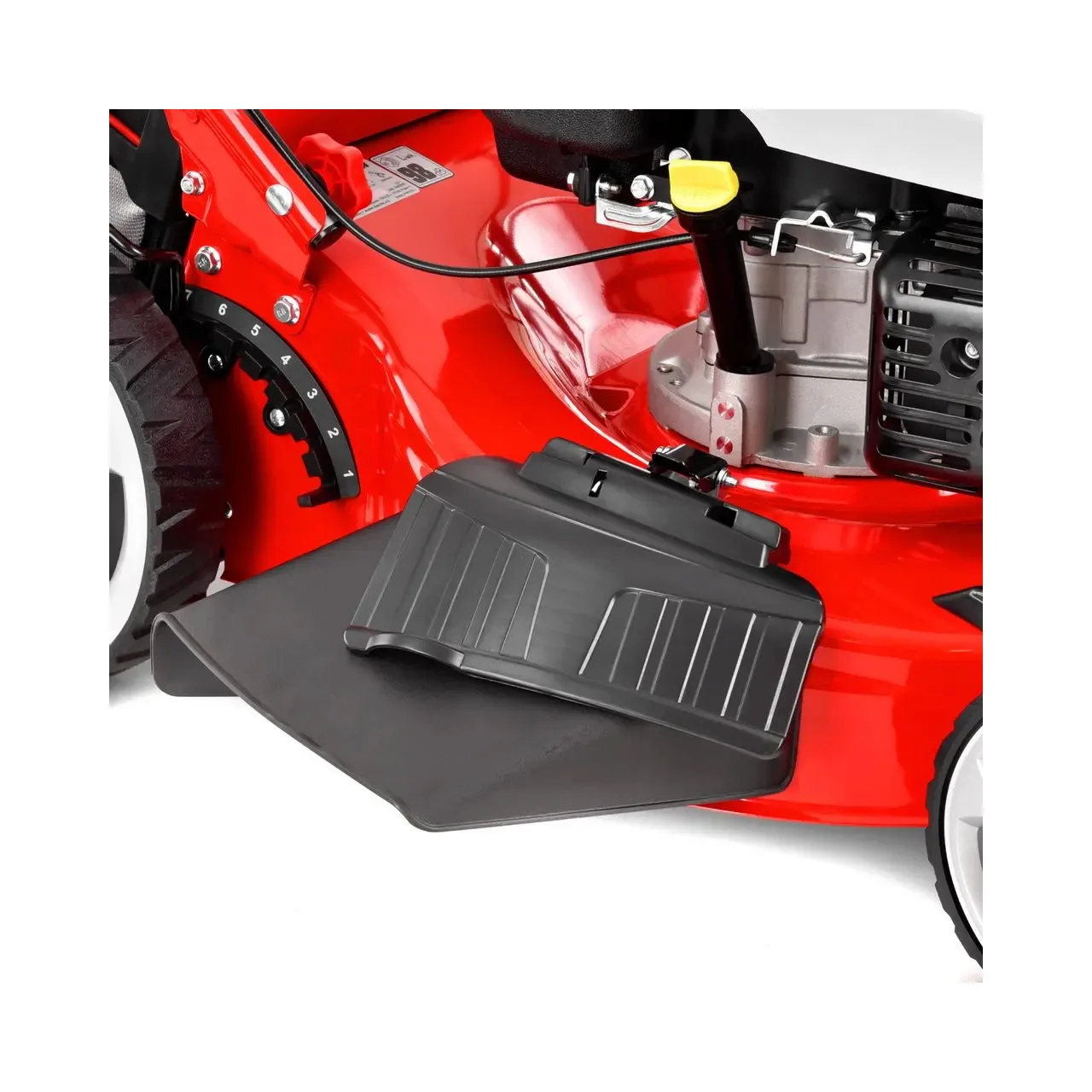 Masina de tuns iarba Hecht 553SW, 6 CP, latime de lucru 51 cm, 3.6 km/h, kit de mulcire 1