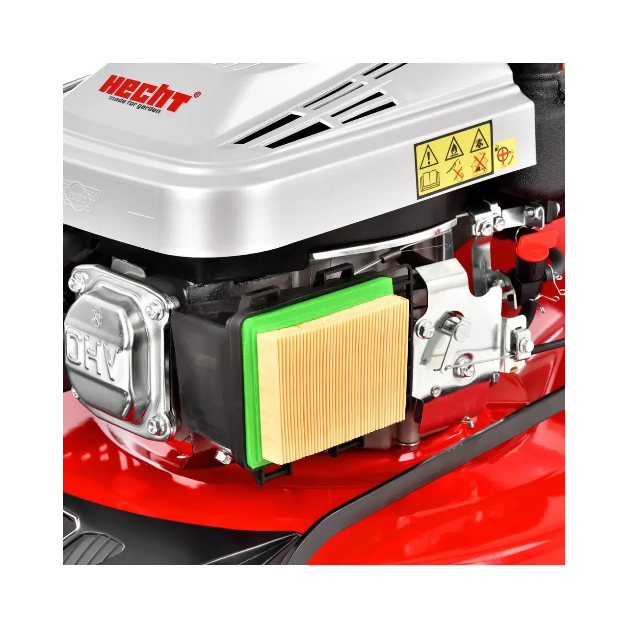 Masina de tuns iarba Hecht 553SW, 6 CP, latime de lucru 51 cm, 3.6 km/h, kit de mulcire 12