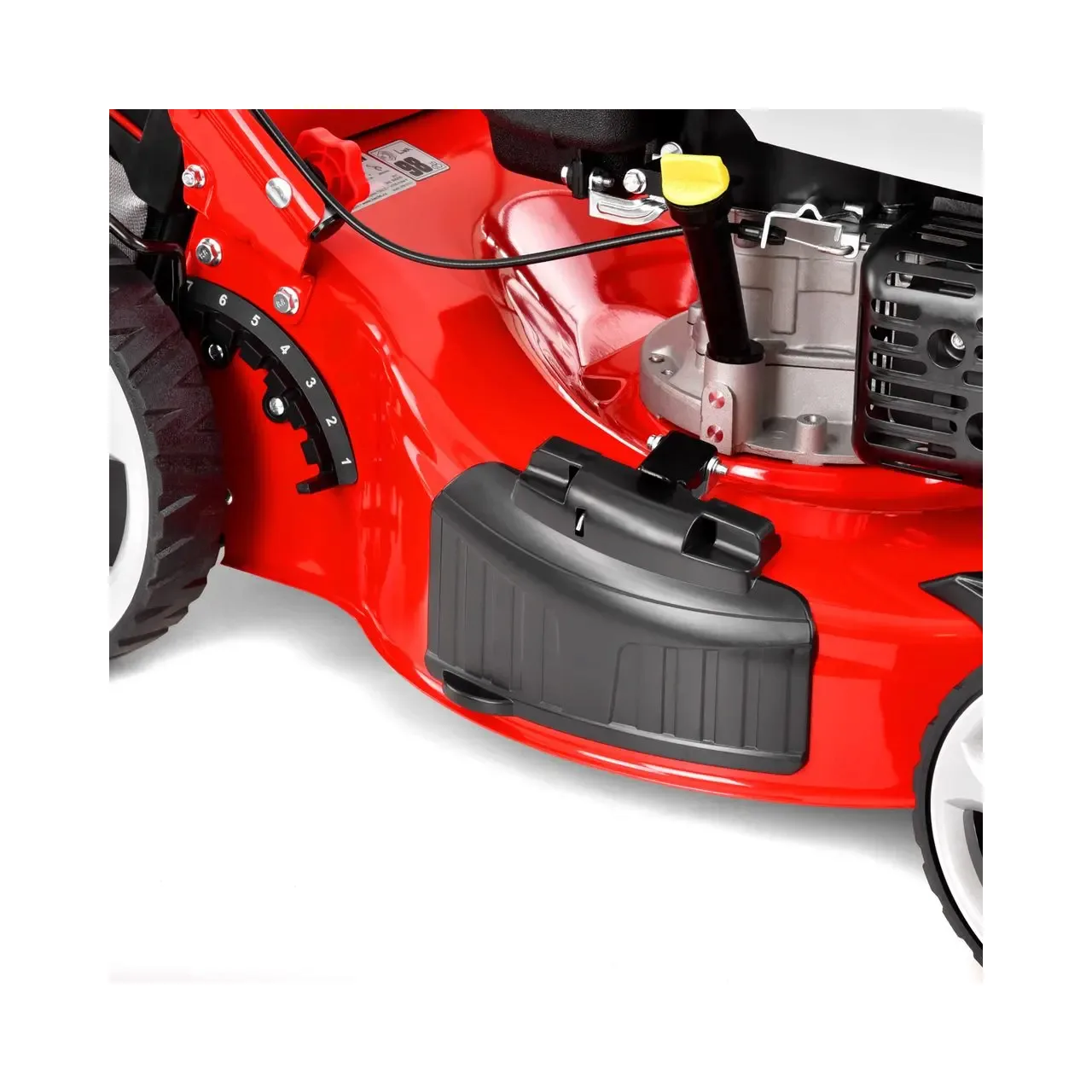 Masina de tuns iarba Hecht 553SW, 6 CP, latime de lucru 51 cm, 3.6 km/h, kit de mulcire 14