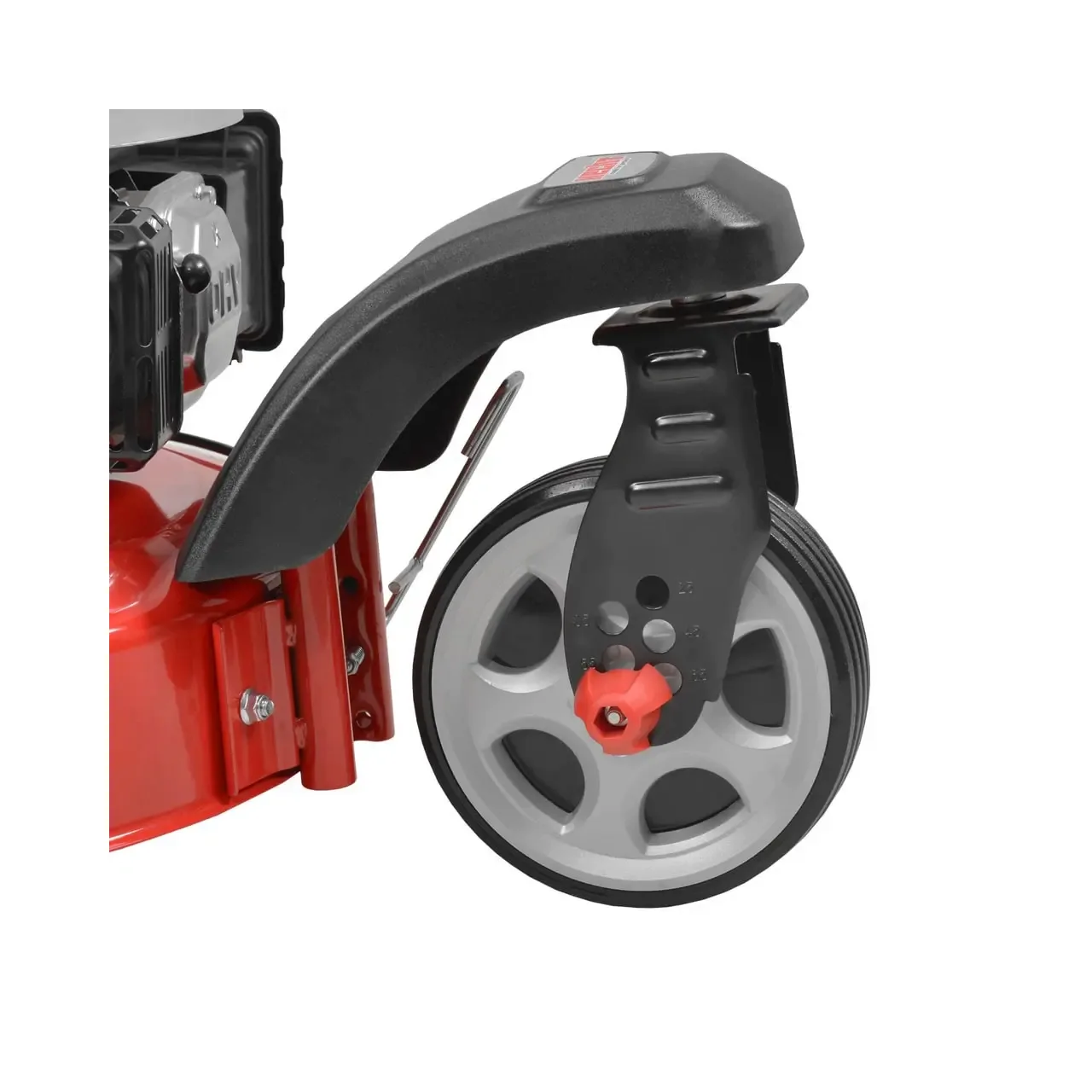 Masina de tuns iarba pe benzina Hecht 5543SXE, 4.9 CP, latime de lucru 51 cm, 4.5 km/h, pornire electrica 17