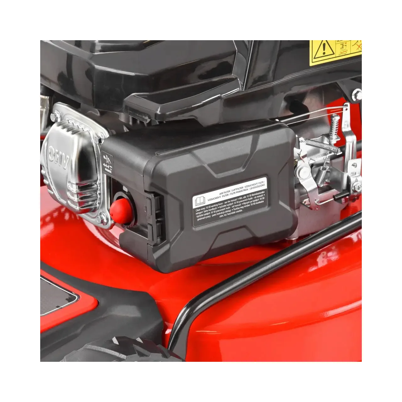 Masina de tuns iarba cu motor pe benzina, autopropulsata, HECHT 554 SXE, 4.4 kW, 224 CC, latime de lucru 53 cm, cos colector 75 l 8