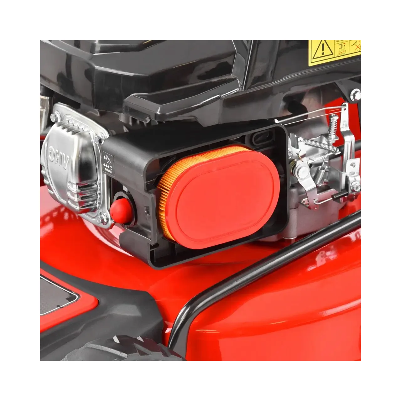Masina de tuns iarba cu motor pe benzina, autopropulsata, HECHT 554 SXE, 4.4 kW, 224 CC, latime de lucru 53 cm, cos colector 75 l 9