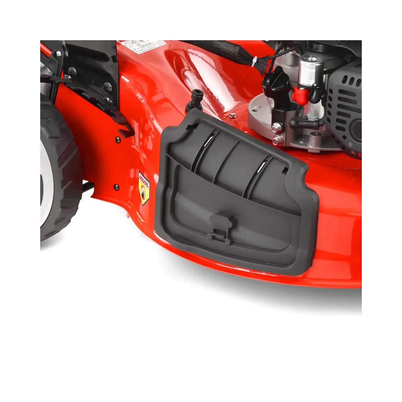 Masina de tuns iarba cu motor pe benzina, autopropulsata, HECHT 554 SXE, 4.4 kW, 224 CC, latime de lucru 53 cm, cos colector 75 l 10