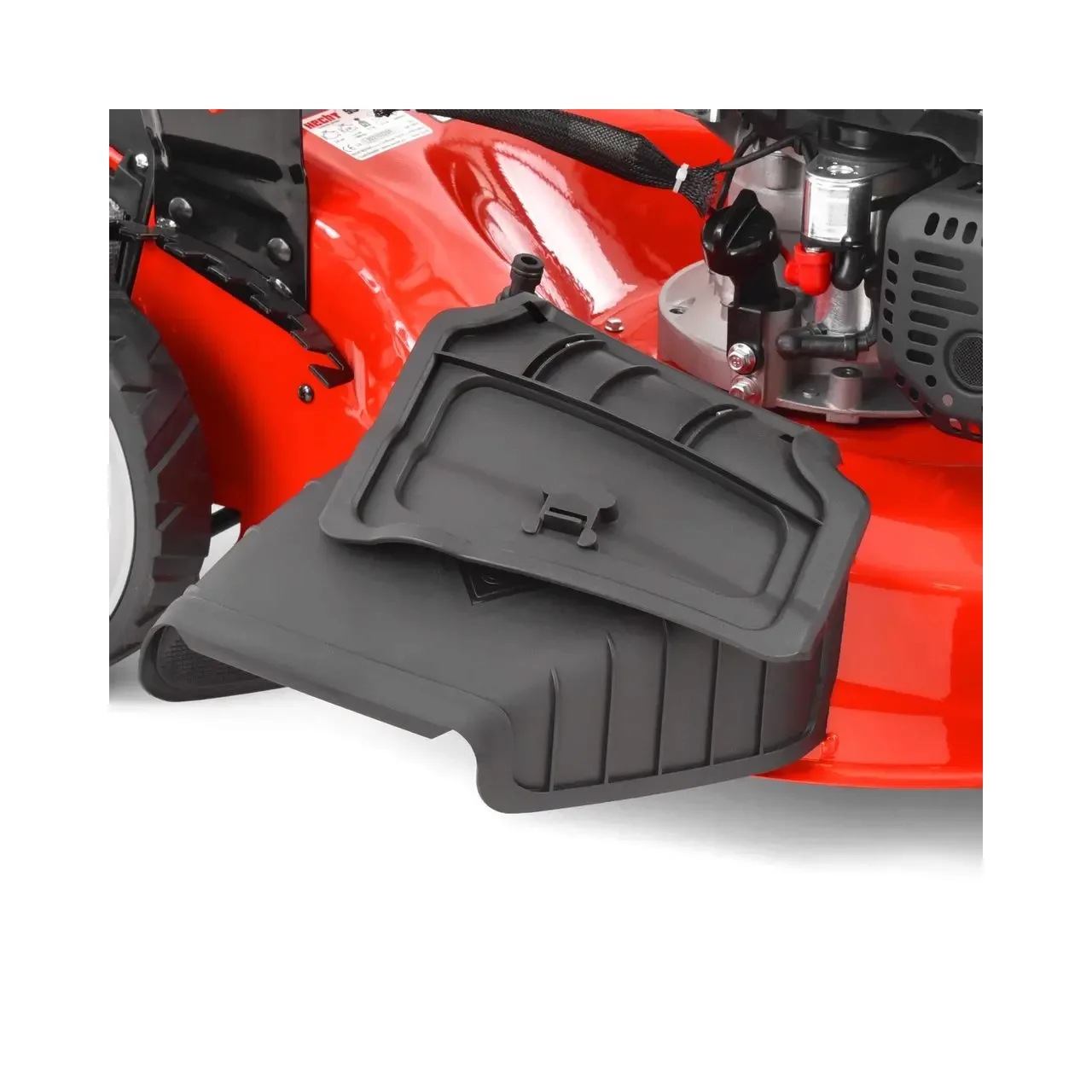 Masina de tuns iarba cu motor pe benzina, autopropulsata, HECHT 554 SXE, 4.4 kW, 224 CC, latime de lucru 53 cm, cos colector 75 l 11