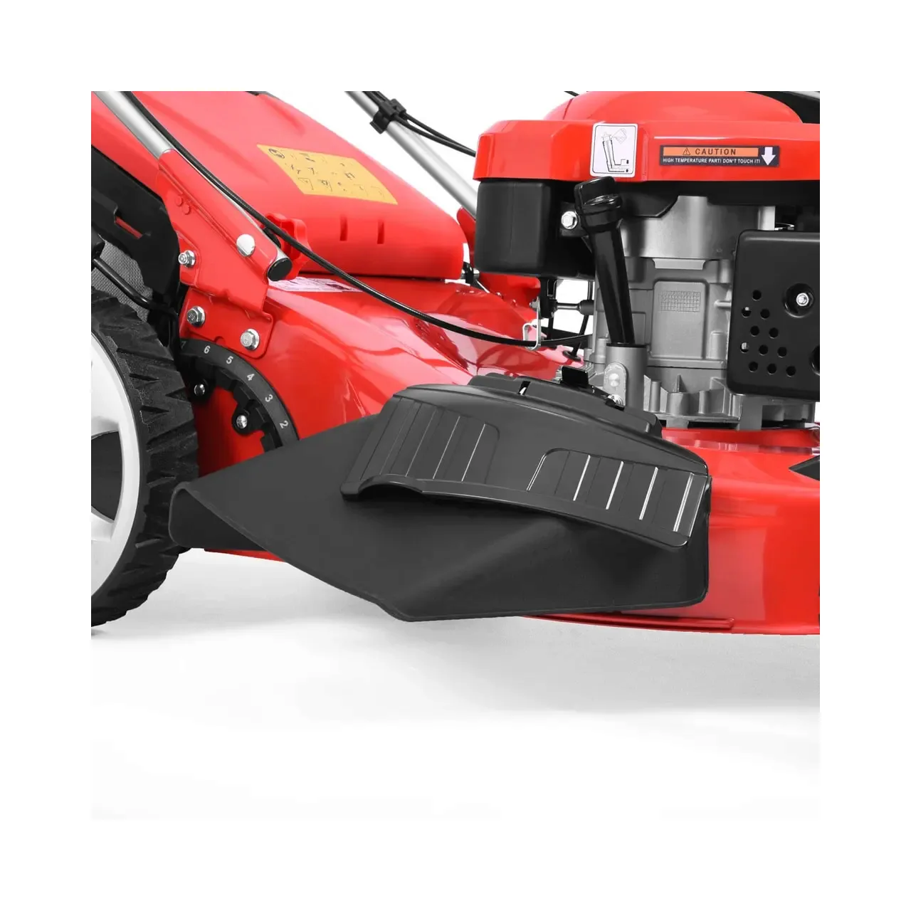 Masina de tuns iarba pe benzina Hecht 5564SX, 4.9 cp, latime de lucru 56 cm, 4.5 km/h, pornire manuala 5