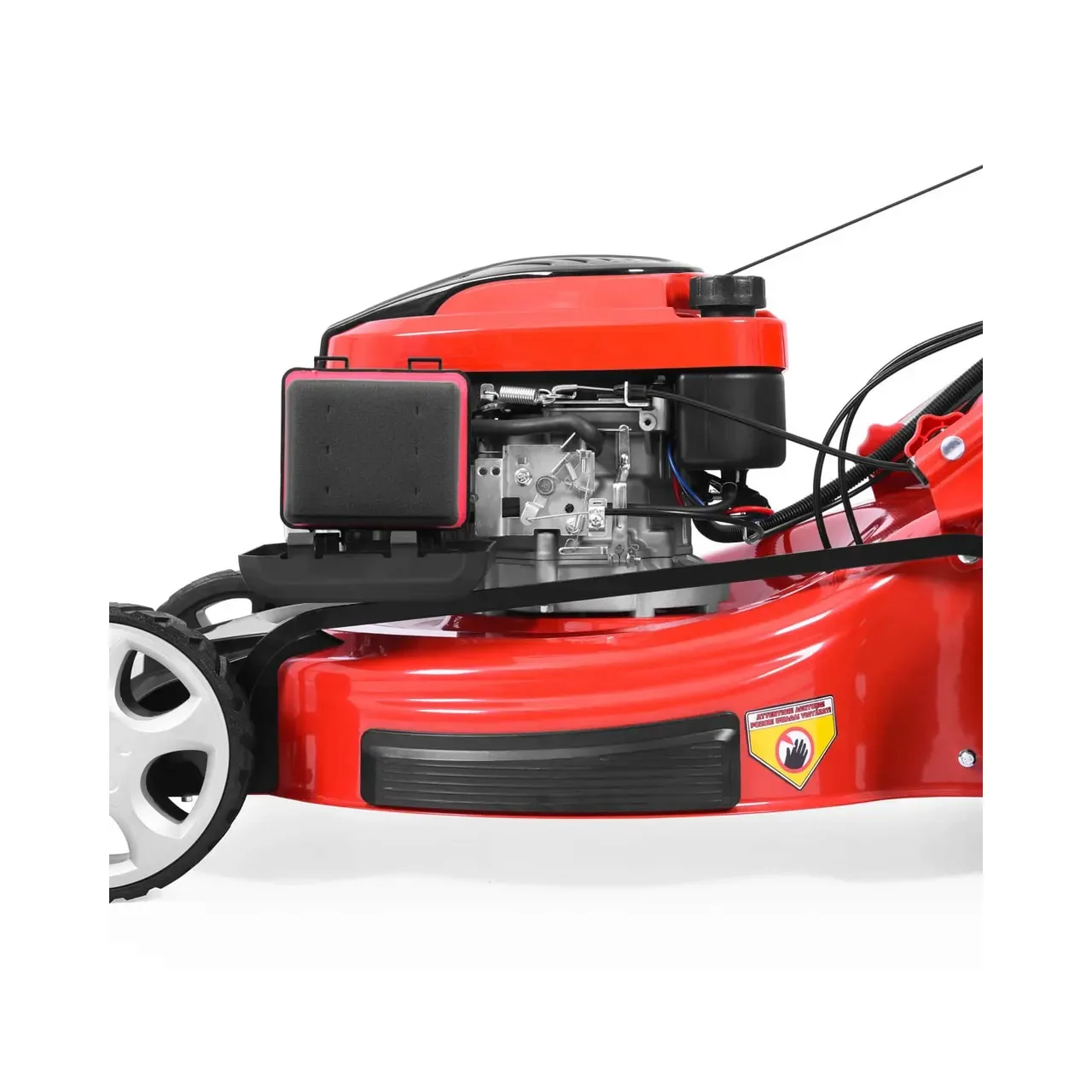 Masina de tuns iarba pe benzina Hecht 5564SXE, 4.9 cp, latime 56 cm, 4.5 km/h, pornire electrica 13