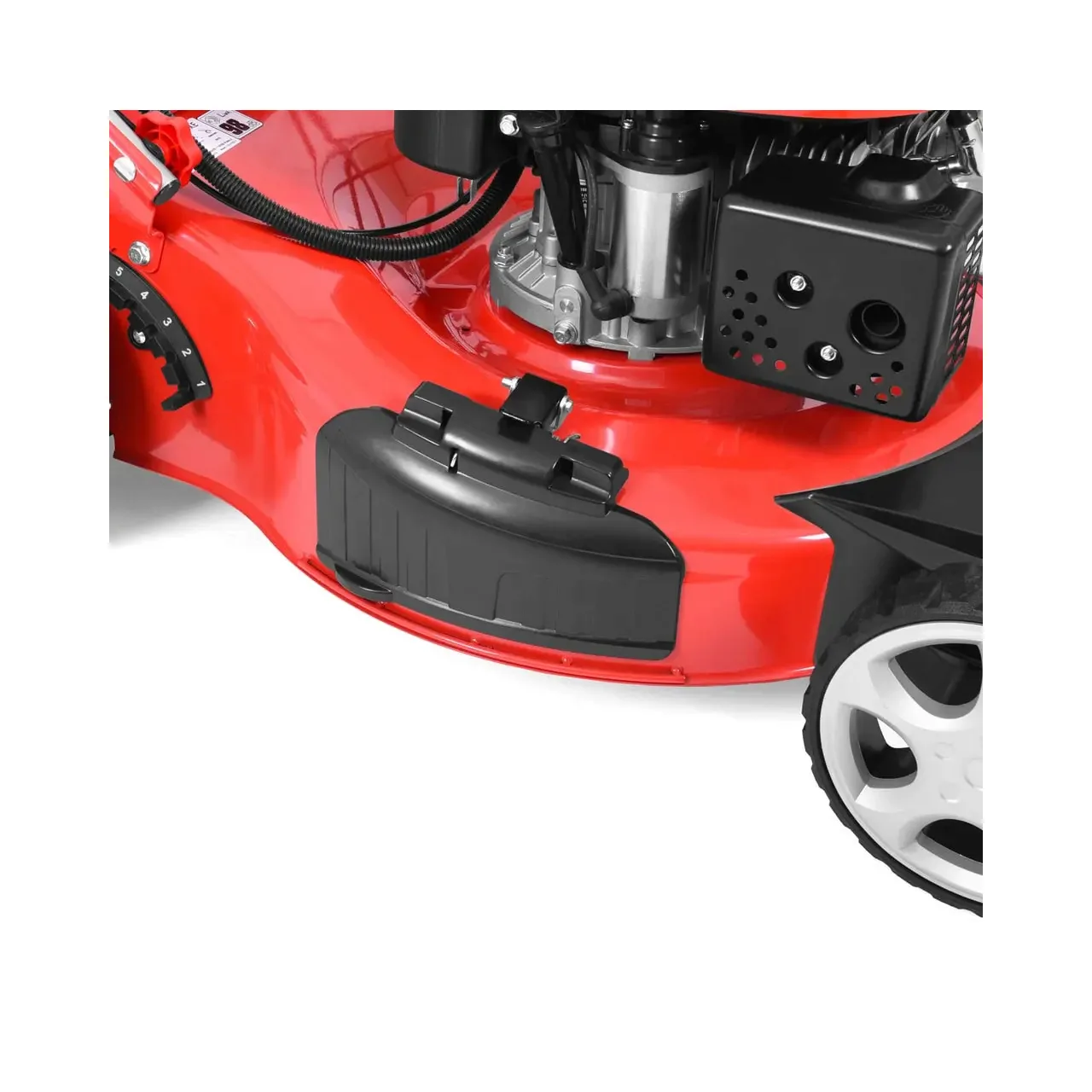 Masina de tuns iarba pe benzina Hecht 5564SXE, 4.9 cp, latime 56 cm, 4.5 km/h, pornire electrica 14