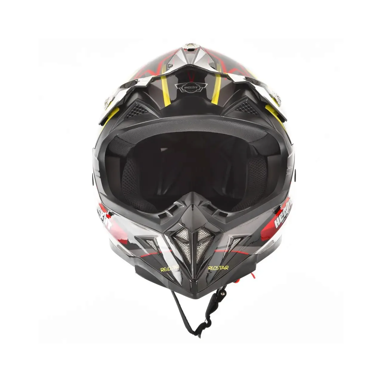 Casca moto ATV integrala HECHT 55915XL, STARS design, material ABS, marime XL 61 cm, multicolor 1