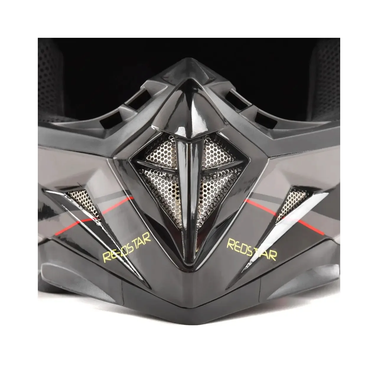Casca moto ATV integrala HECHT 55915XL, STARS design, material ABS, marime XL 61 cm, multicolor 2